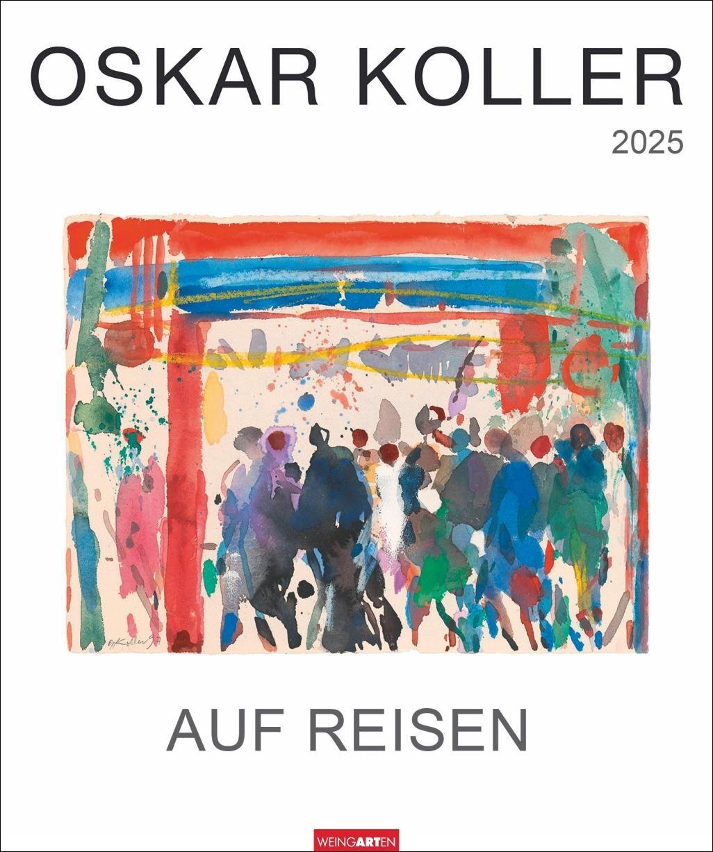 Cover: 9783839901359 | Oskar Koller - Auf Reisen Kalender 2025 - Blumenzauber | Kalender