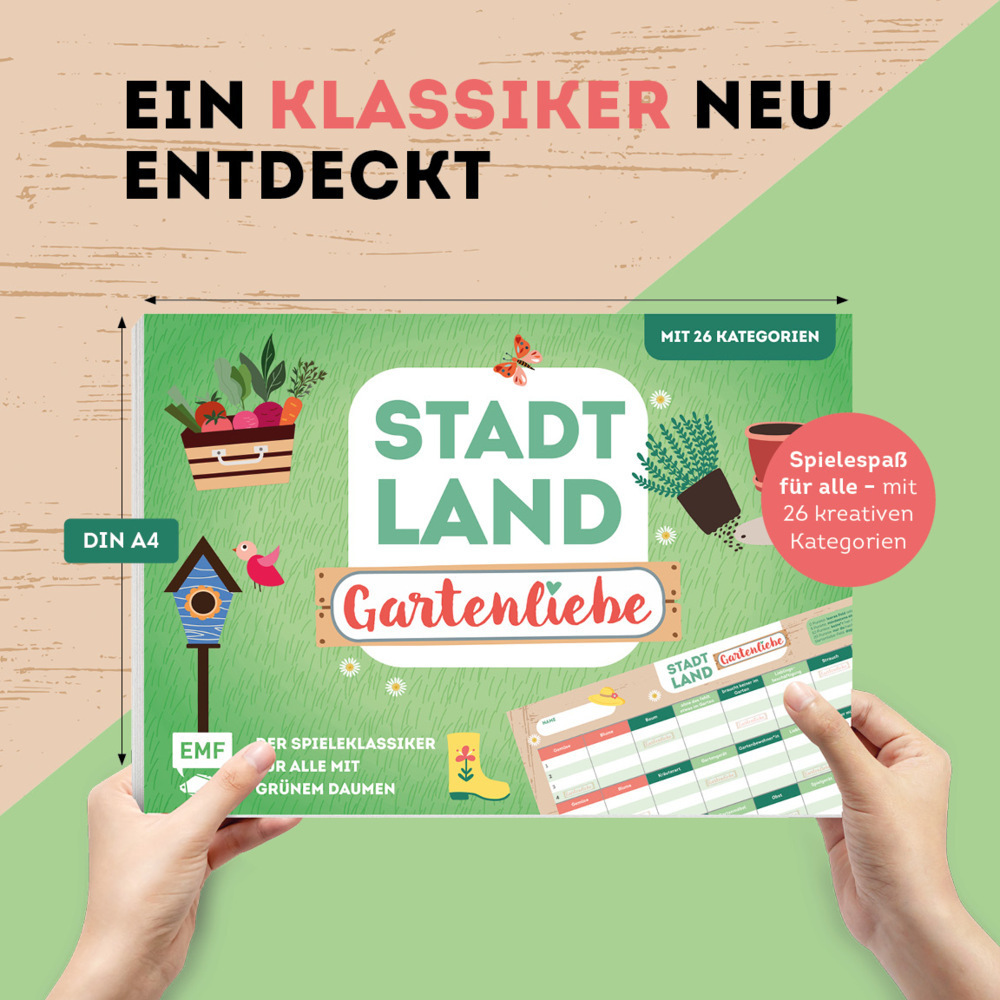 Bild: 4260478341869 | Stadt, Land, Gartenliebe - Der Spieleklassiker für alle mit grünem...