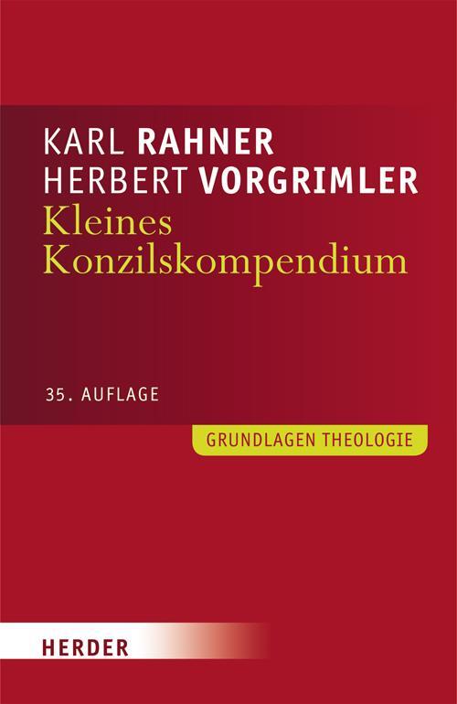 Cover: 9783451299919 | Kleines Konzilskompendium | Karl Rahner (u. a.) | Taschenbuch | 2008