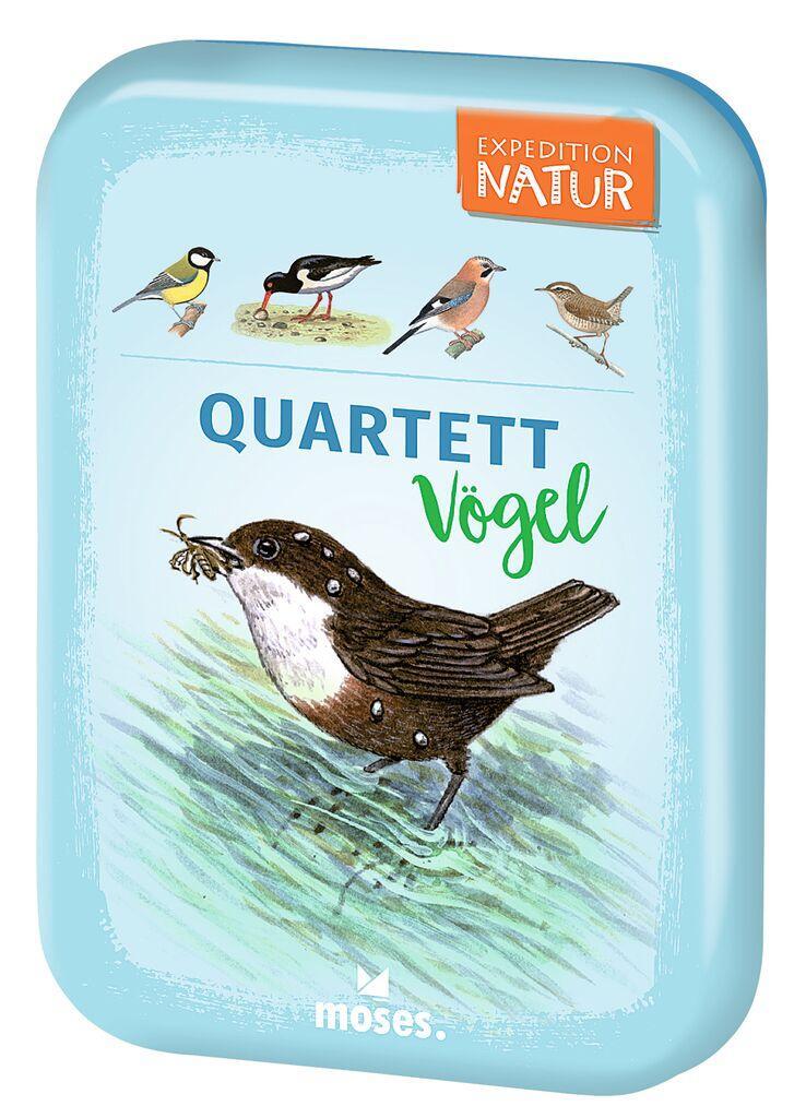 Cover: 4033477098634 | Expedition Natur Quartett Vögel | Bärbel Oftring | Spiel | 09863