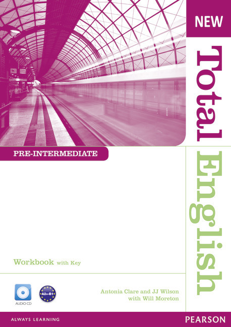 Cover: 9781408267370 | New Total English Pre-Intermediate Workbook with Key and Audio CD Pack
