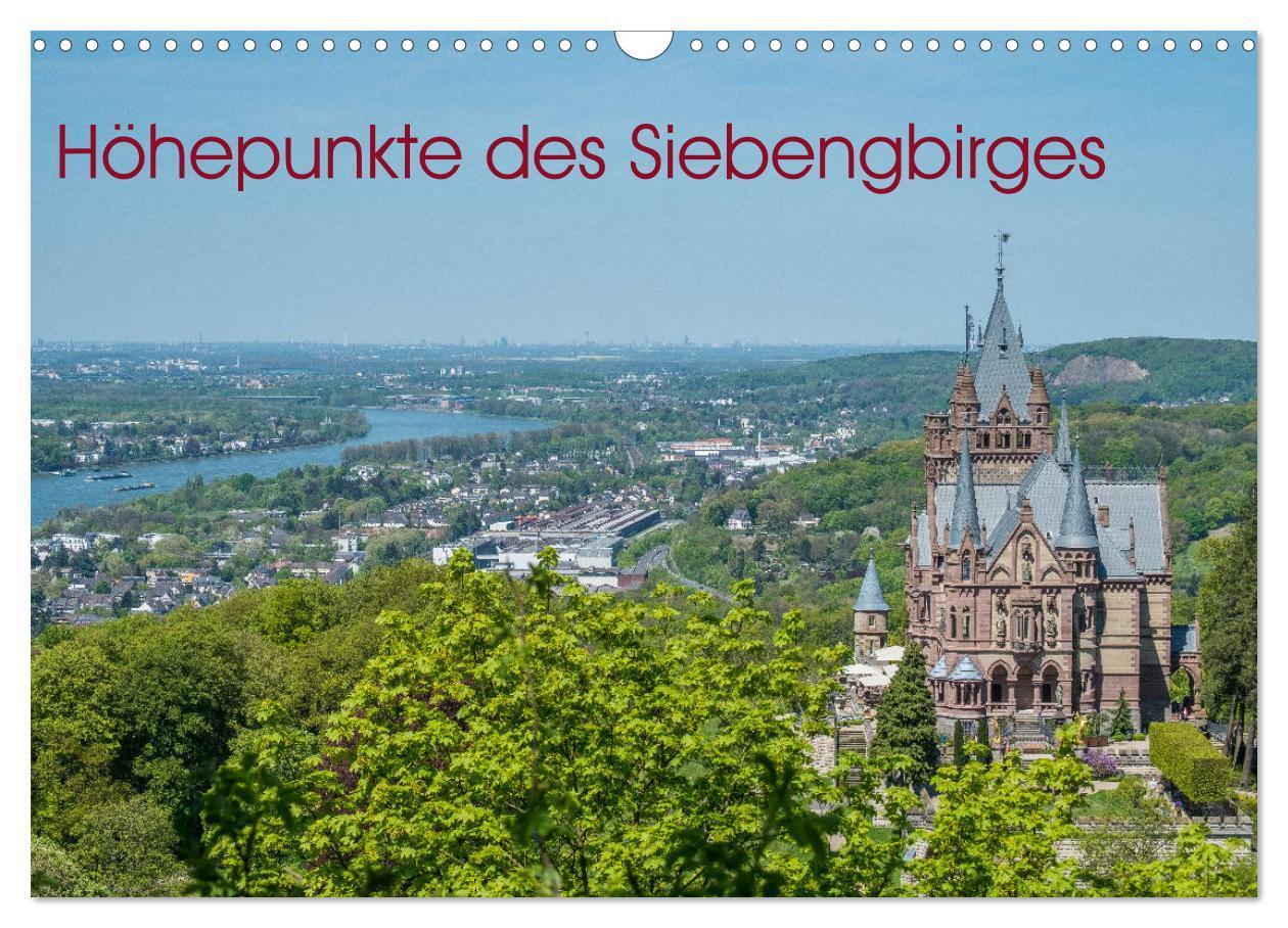 Cover: 9783383237348 | Höhepunkte des Siebengebirges (Wandkalender 2024 DIN A3 quer),...