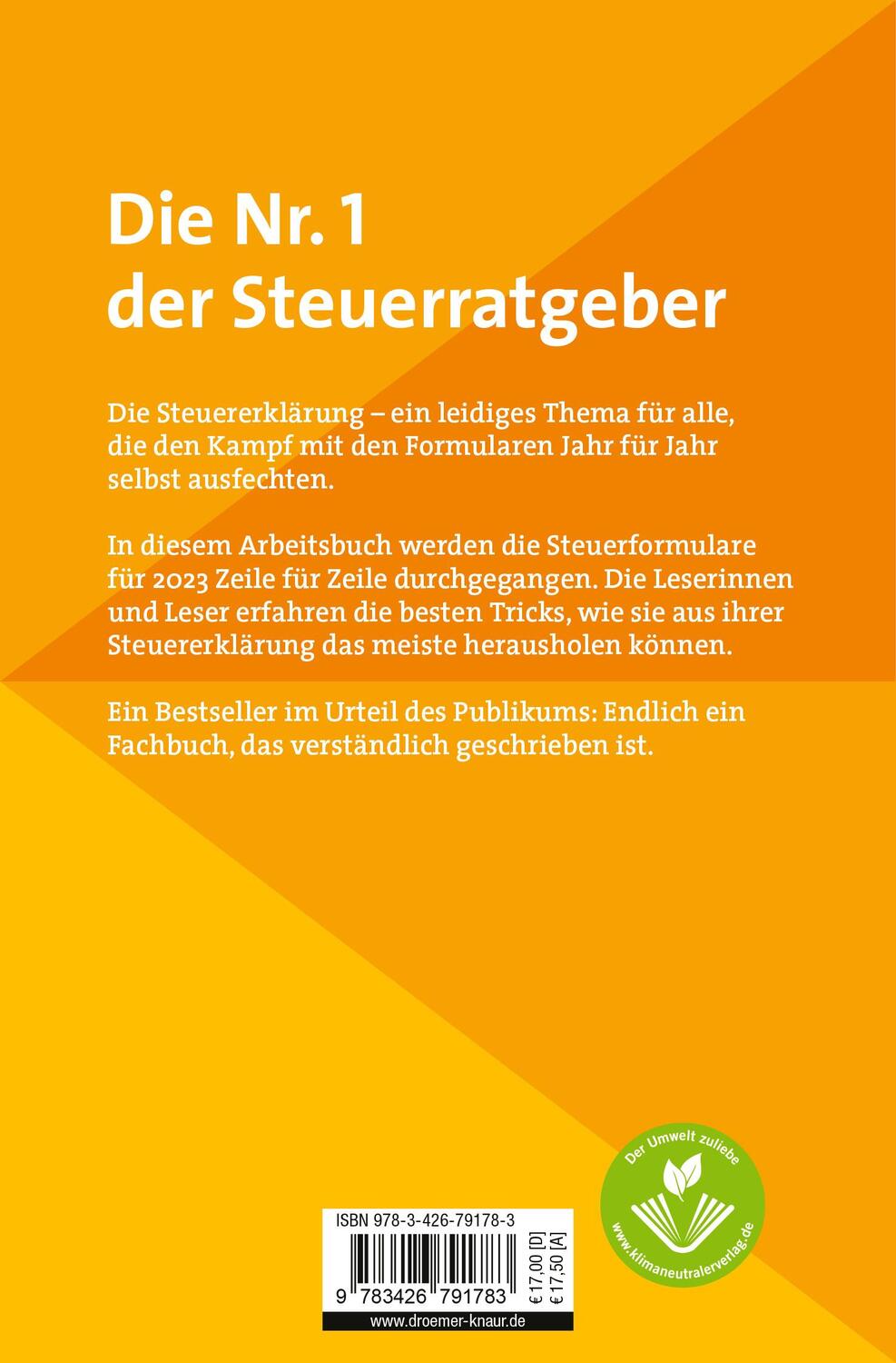Rückseite: 9783426791783 | Konz | Taschenbuch | 976 S. | Deutsch | 2023 | Knaur Taschenbuch