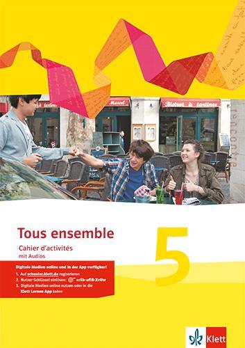 Cover: 9783126236423 | Tous ensemble. Cahier d'activités mit Audios 5. Lernjahr | Bundle