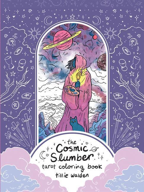 Cover: 9781454943297 | Cosmic Slumber Tarot Coloring Book | Tillie Walden | Taschenbuch