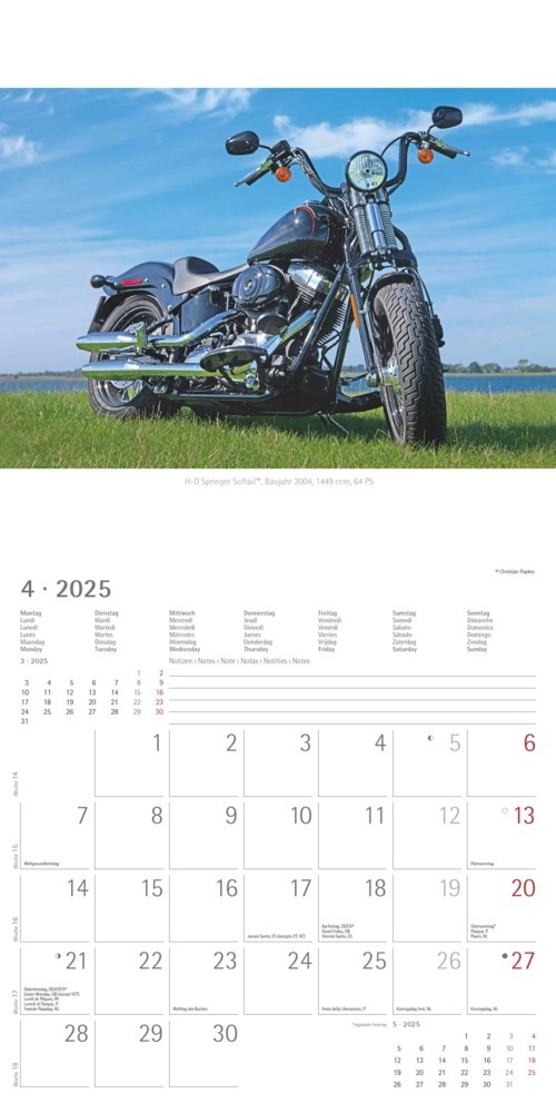 Bild: 4251732340940 | Alpha Edition - Harleys 2025 Broschürenkalender, 30x30cm,...