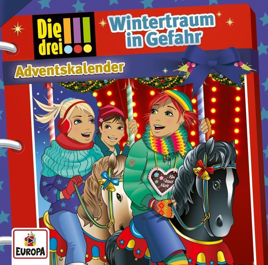 Cover: 9783803261915 | Die drei !!! - Wintertraum in Gefahr (2 Audio-CD's) - Adventskalender