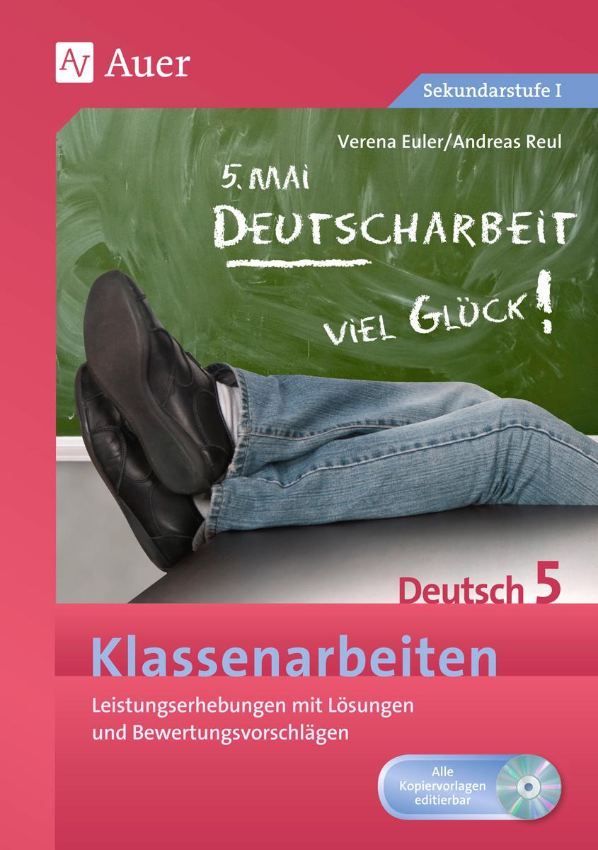 Cover: 9783403067221 | Klassenarbeiten Deutsch 5 | Verena Euler (u. a.) | Broschüre | Deutsch