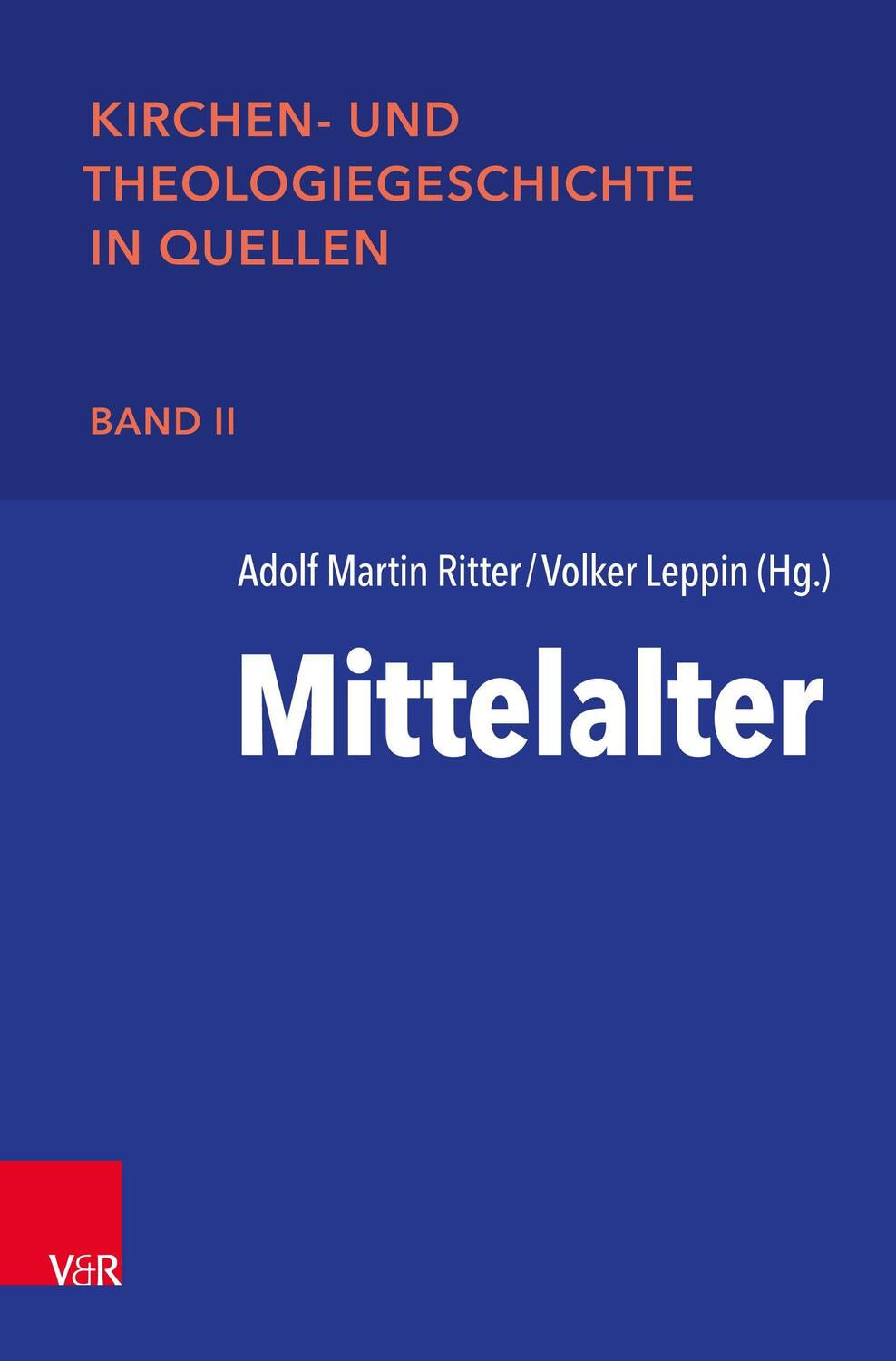Cover: 9783525503515 | Mittelalter | Adolf Martin Ritter (u. a.) | Taschenbuch | Deutsch