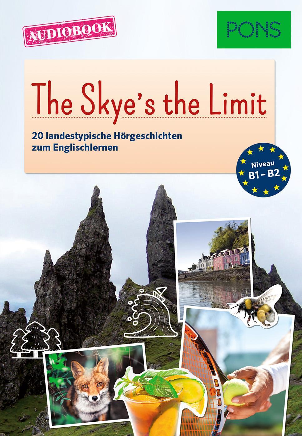 Cover: 9783125622265 | PONS Audiobook Englisch - The Skye's the Limit | Broschüre | Deutsch