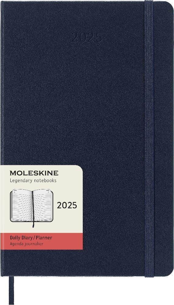 Bild: 8056999270124 | Moleskine 12 Monate Tageskalender 2025, Large/A5 | Buch | 400 S.