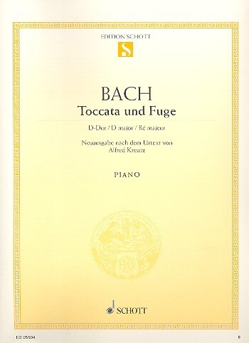 Cover: 9790001088817 | Toccata &amp; Fuga D Bwv912 | Johann Sebastian Bach | Buch | Schott Music