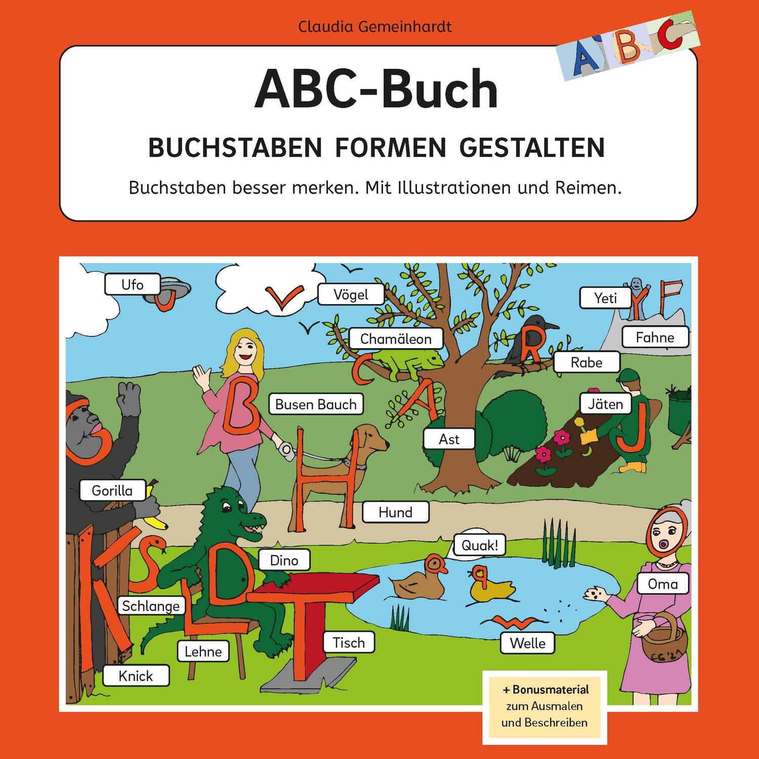 Cover: 9783948397340 | ABC - Buch | Buchstaben Formen Gestalten | Claudia Gemeinhardt | Buch