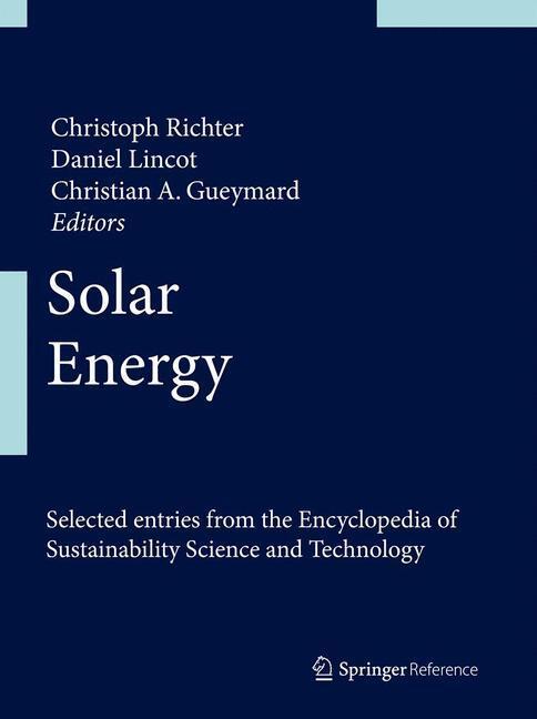 Cover: 9781461458050 | Solar Energy | Christoph Richter (u. a.) | Buch | xv | Englisch | 2012