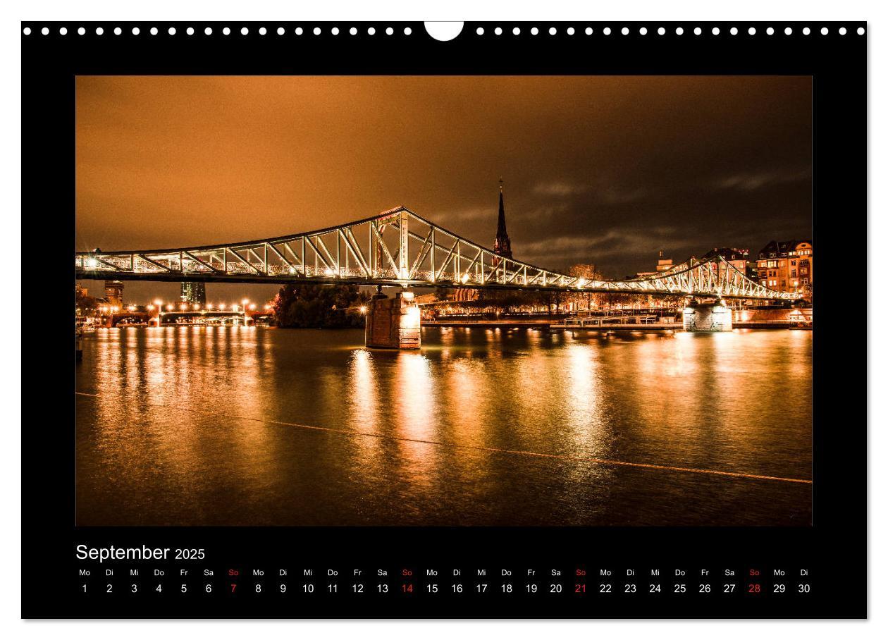 Bild: 9783435273362 | Frankfurt bei Nacht 2025 (Wandkalender 2025 DIN A3 quer), CALVENDO...