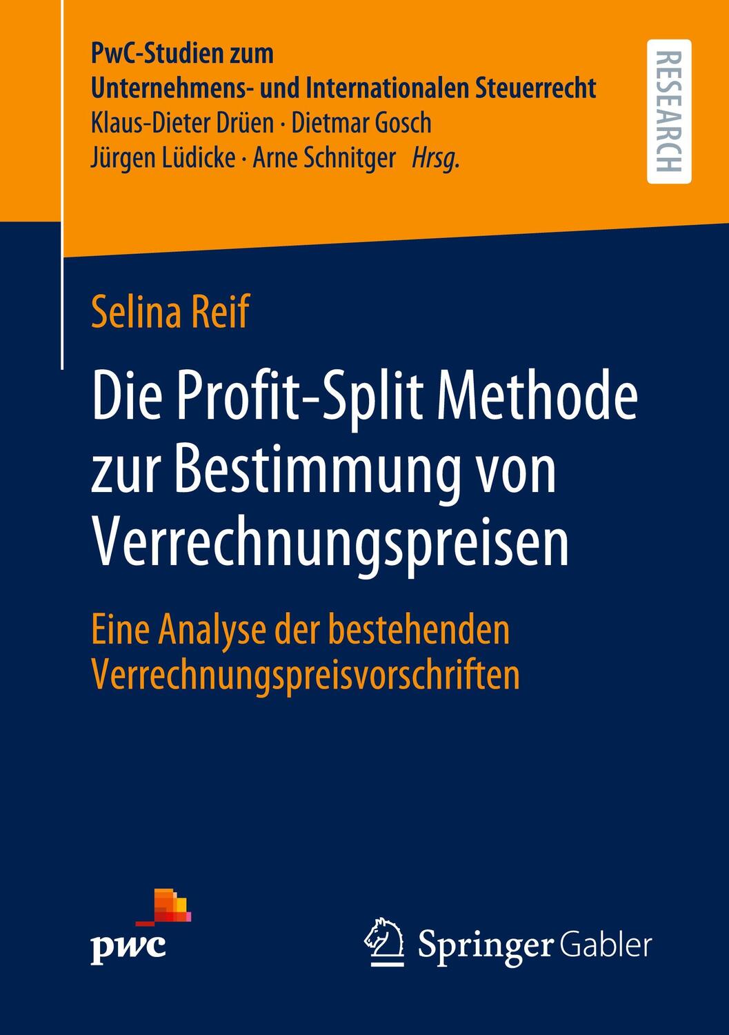 Cover: 9783658360894 | Die Profit-Split Methode zur Bestimmung von Verrechnungspreisen | Reif