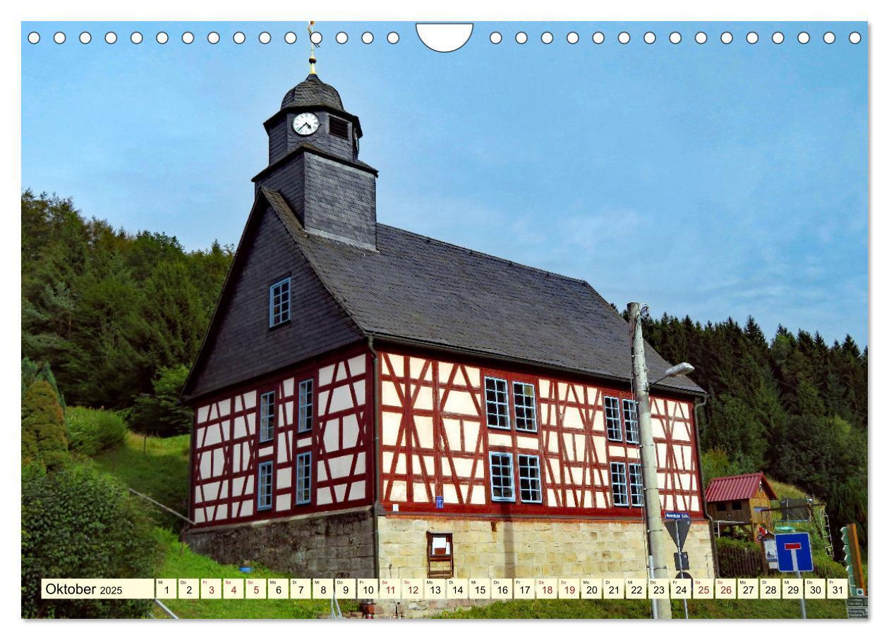 Bild: 9783435032617 | Fachwerkhäuser - Kirchen in Thüringen (Wandkalender 2025 DIN A4...