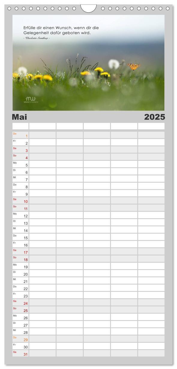 Bild: 9783457120545 | Familienplaner 2025 - Gedanken... Bildkalender mit Sprüchen mit 5...