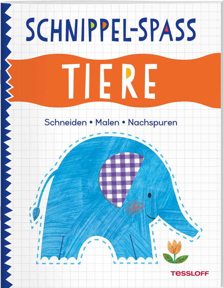 Cover: 9783788646776 | Schnippel-Spaß. Tiere. Schneiden - Malen - Nachspuren | Amanda Lott