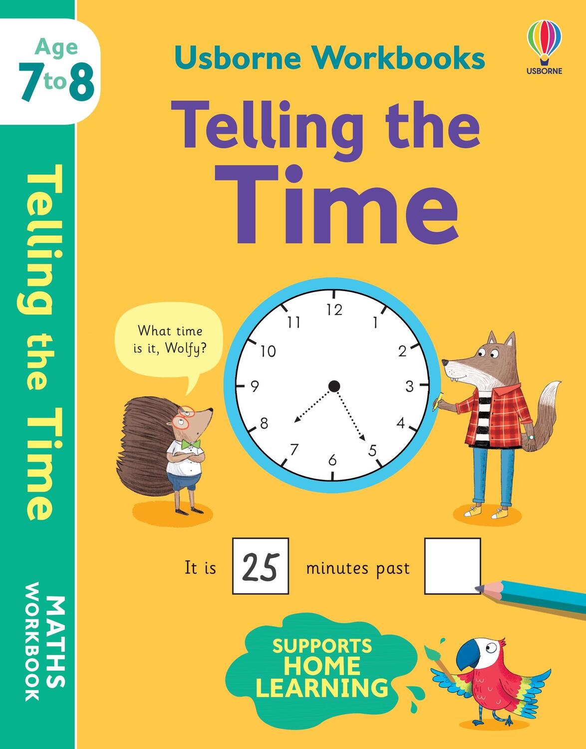 Cover: 9781801313544 | Usborne Workbooks Telling the Time 7-8 | Holly Bathie | Taschenbuch