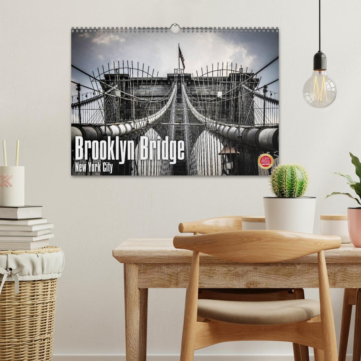 Bild: 9783435795727 | Brooklyn Bridge - New York City (Wandkalender 2025 DIN A3 quer),...