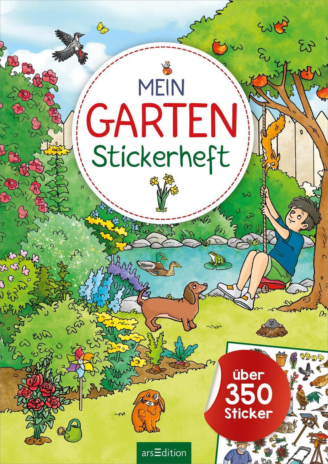 Bild: 9783845851464 | Mein Garten-Stickerheft | Über 350 Sticker | Taschenbuch | 40 S.