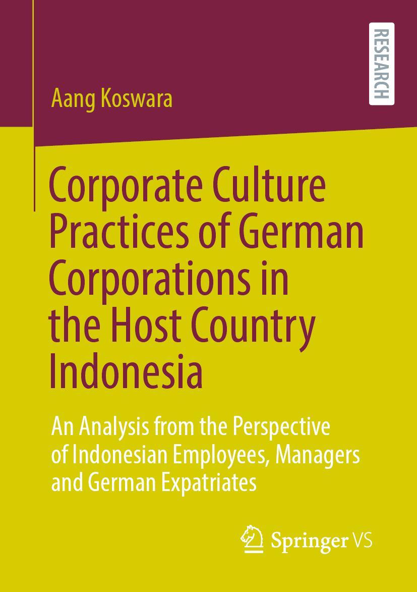 Cover: 9783658392888 | Corporate Culture Practices of German Corporations in the Host...