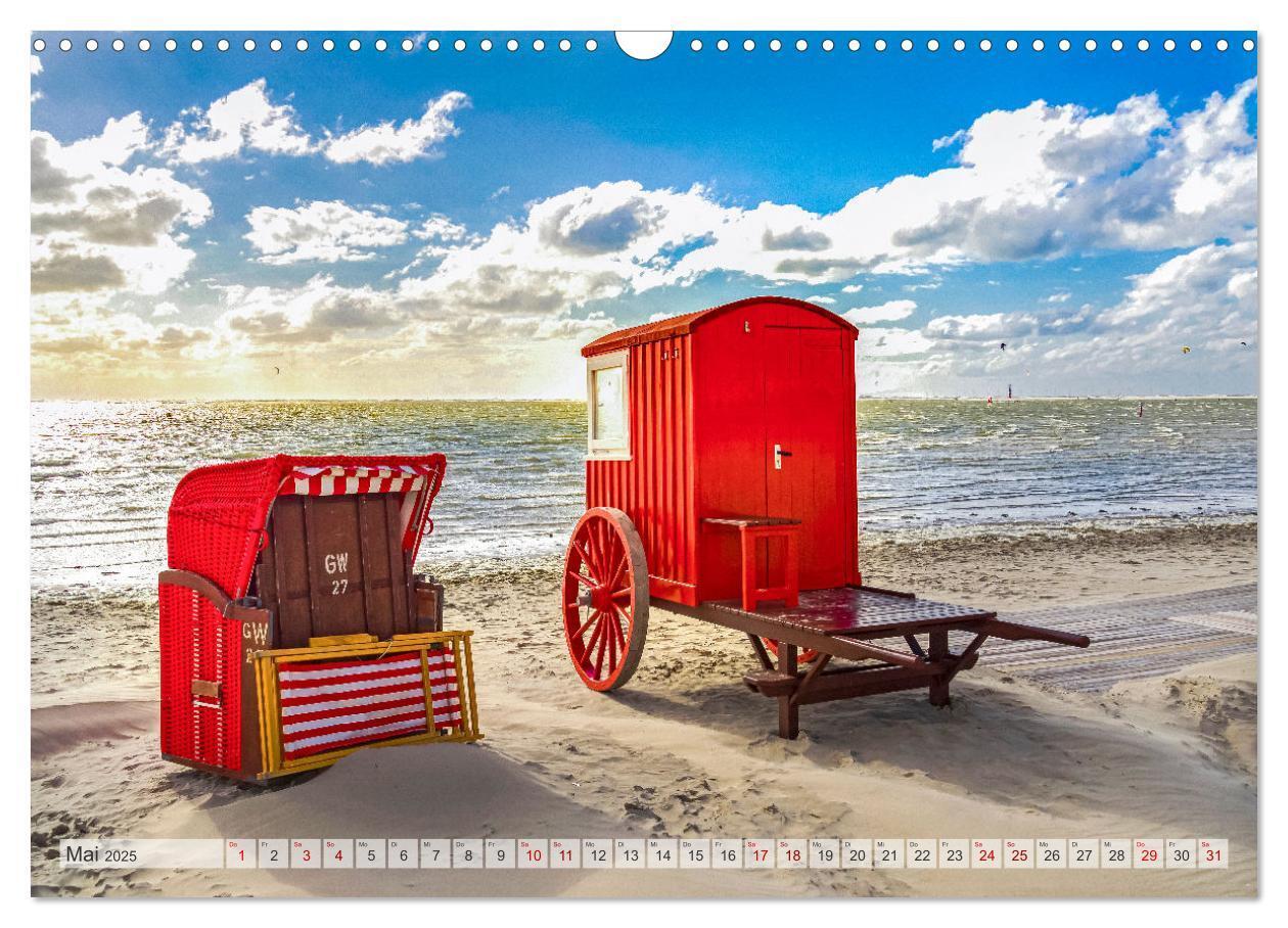 Bild: 9783435080885 | BORKUM-LIEBE (Wandkalender 2025 DIN A3 quer), CALVENDO Monatskalender