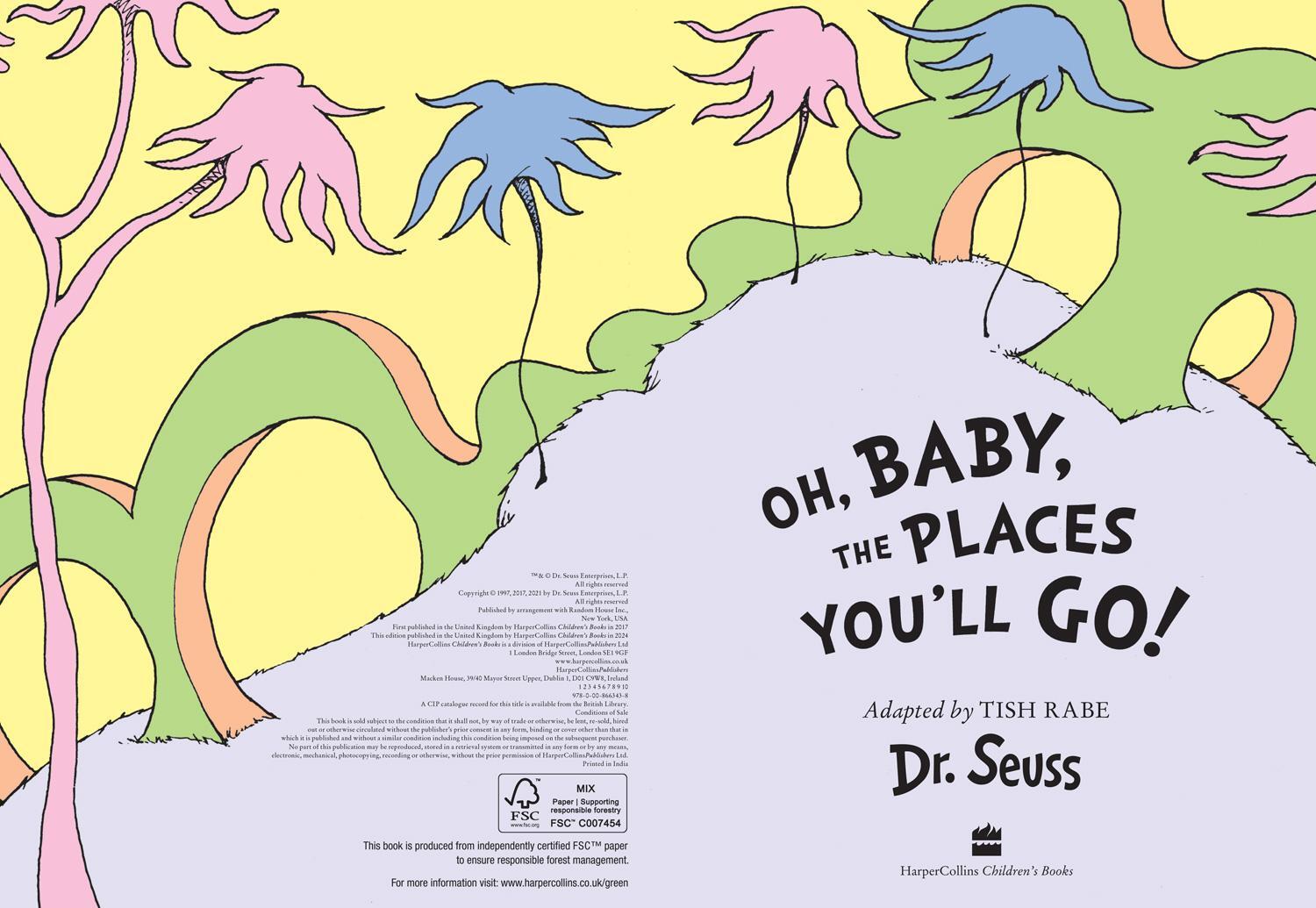 Bild: 9780008663438 | Oh, Baby, The Places You'll Go! | Dr. Seuss | Taschenbuch | Englisch