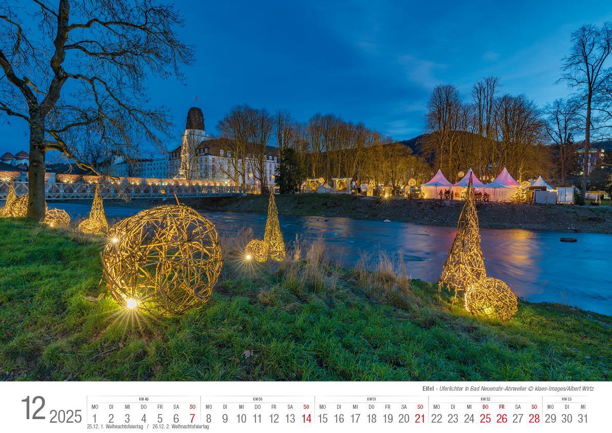 Bild: 9783965352186 | Eifel 2025 Bildkalender A3 Spiralbindung | Holger Klaes | Kalender