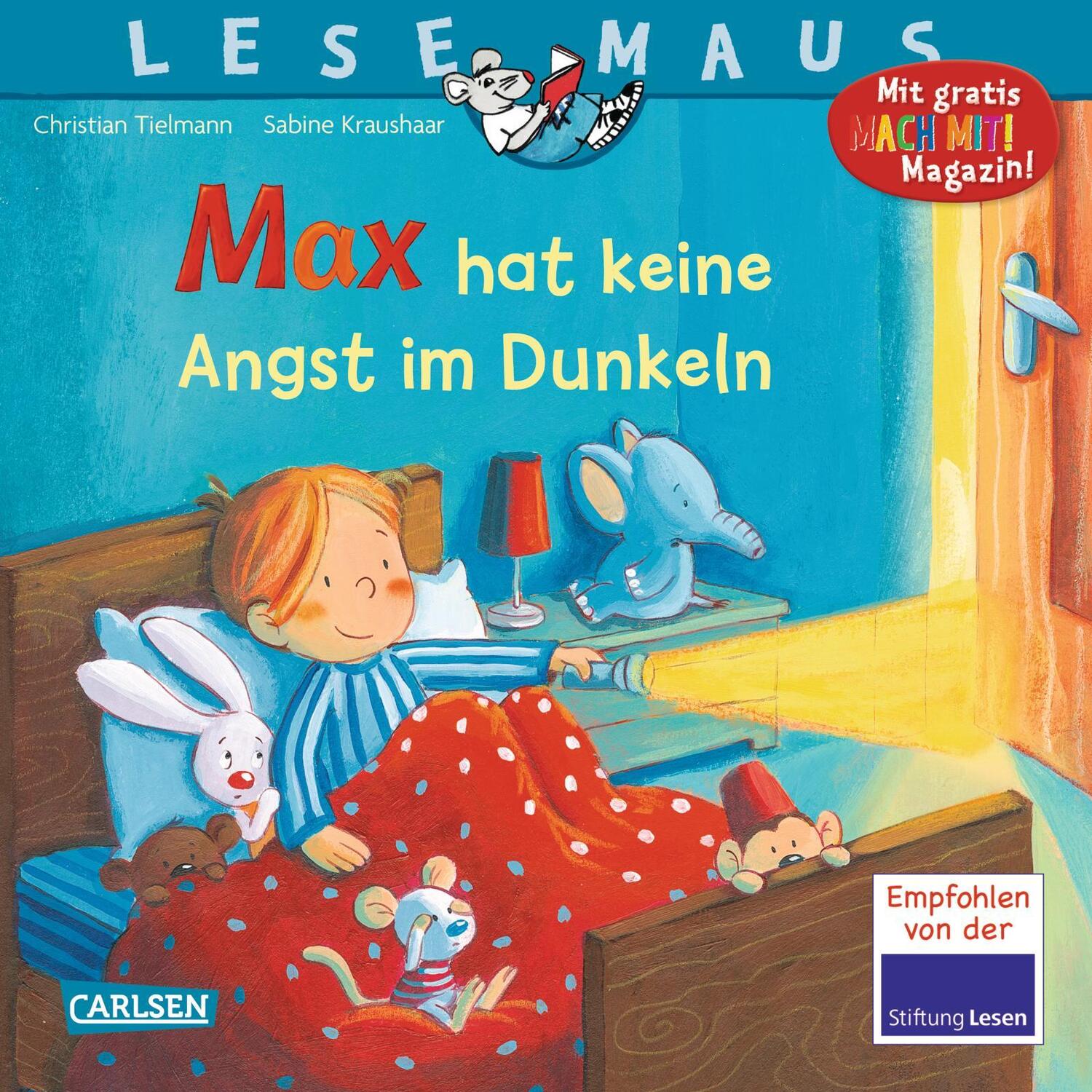 Cover: 9783551086716 | LESEMAUS 5: Max hat keine Angst im Dunkeln | Christian Tielmann | Buch