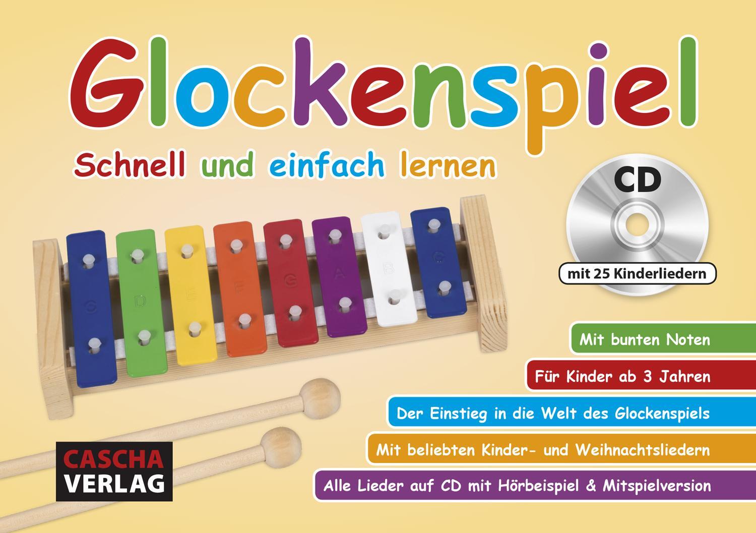 Cover: 9783866264830 | Glockenspiel - Schnell und einfach lernen (mit CD) | Cascha | Deutsch