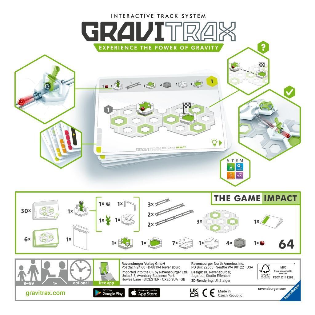 Bild: 4005556270163 | Ravensburger GraviTrax The Game Impact - Logikspiel für Kugelbahn...