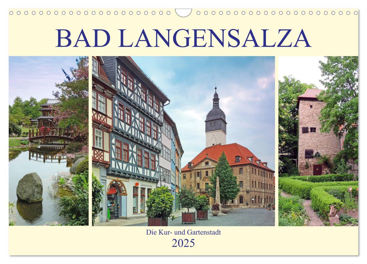 Cover: 9783435460724 | Bad Langensalza - Die Kur- und Gartenstadt (Wandkalender 2025 DIN...