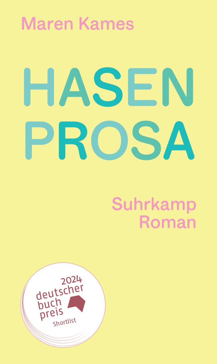 Cover: 9783518431689 | Hasenprosa | Maren Kames | Buch | 182 S. | Deutsch | 2024