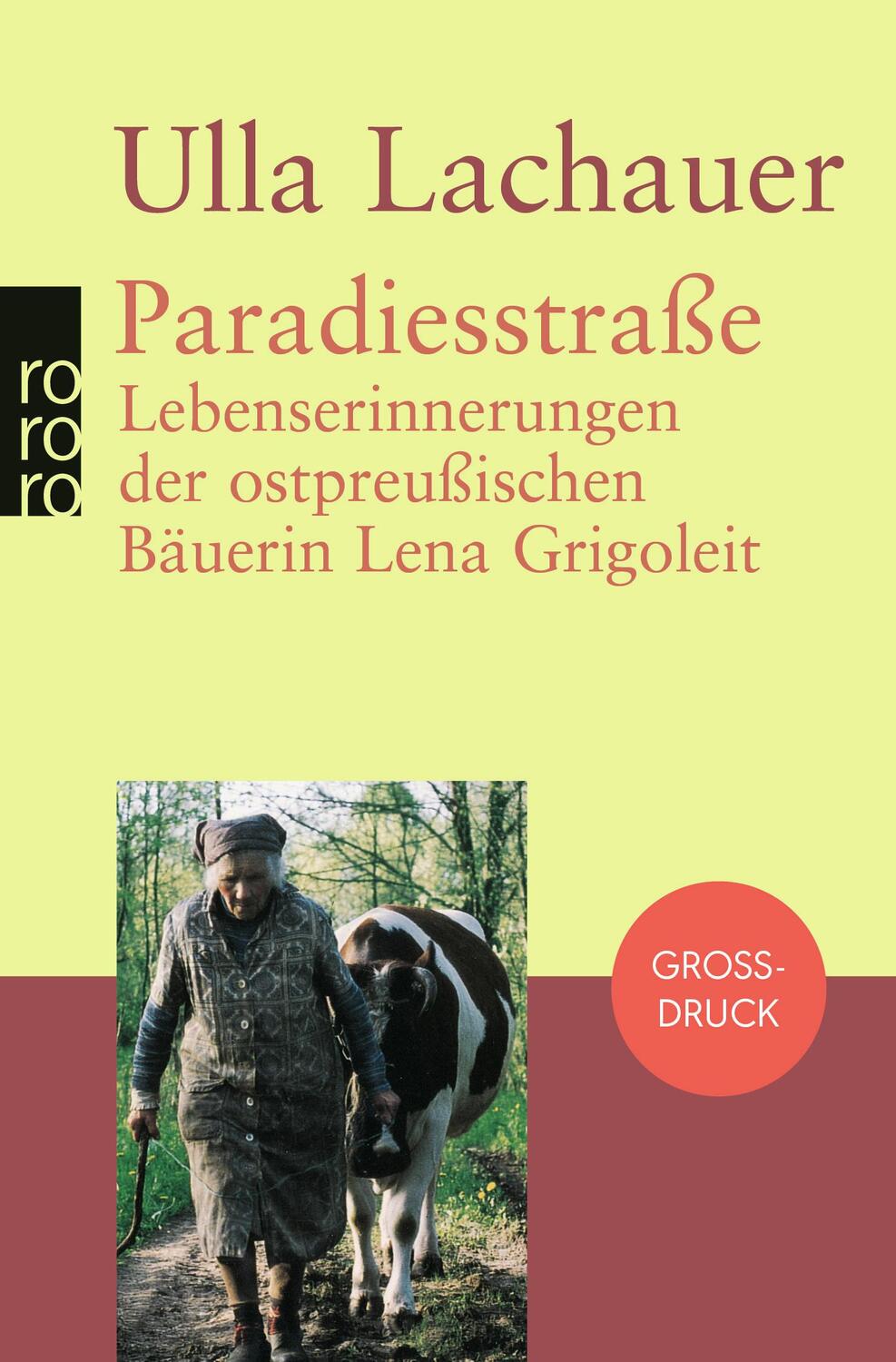 Cover: 9783499331435 | Paradiesstraße. Großdruck | Ulla Lachauer | Taschenbuch | Deutsch