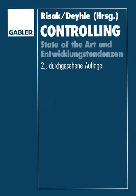 Cover: 9783409221160 | Controlling | State of the Art und Entwicklungstendenzen | Taschenbuch