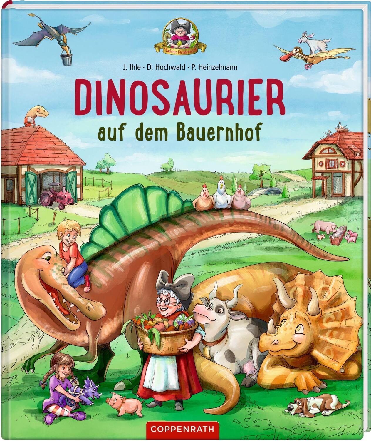 Cover: 9783649641575 | Dinosaurier auf dem Bauernhof | Dominik Hochwald (u. a.) | Buch | 2023