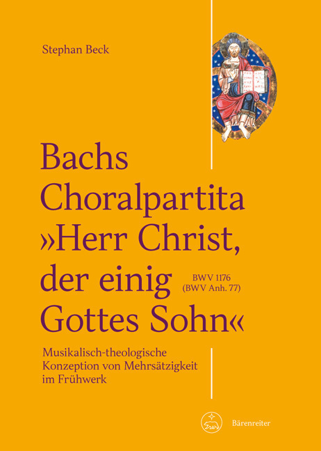Cover: 9783761826072 | Bachs Choralpartita "Herr Christ, der einig Gottes Sohn" BWV 1176...