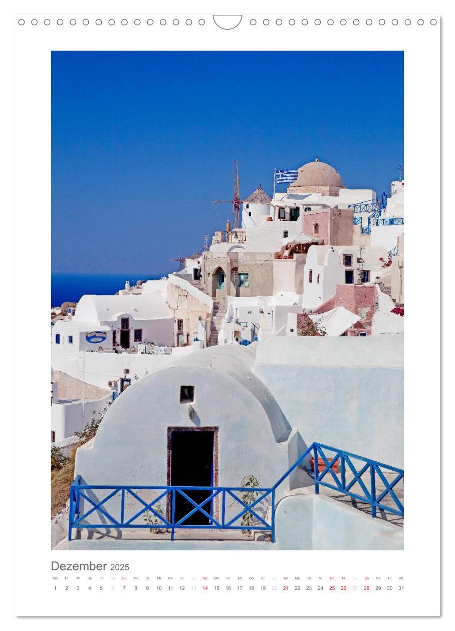 Bild: 9783457052594 | SANTORINI - INSEL DES LICHTS (Wandkalender 2025 DIN A3 hoch),...