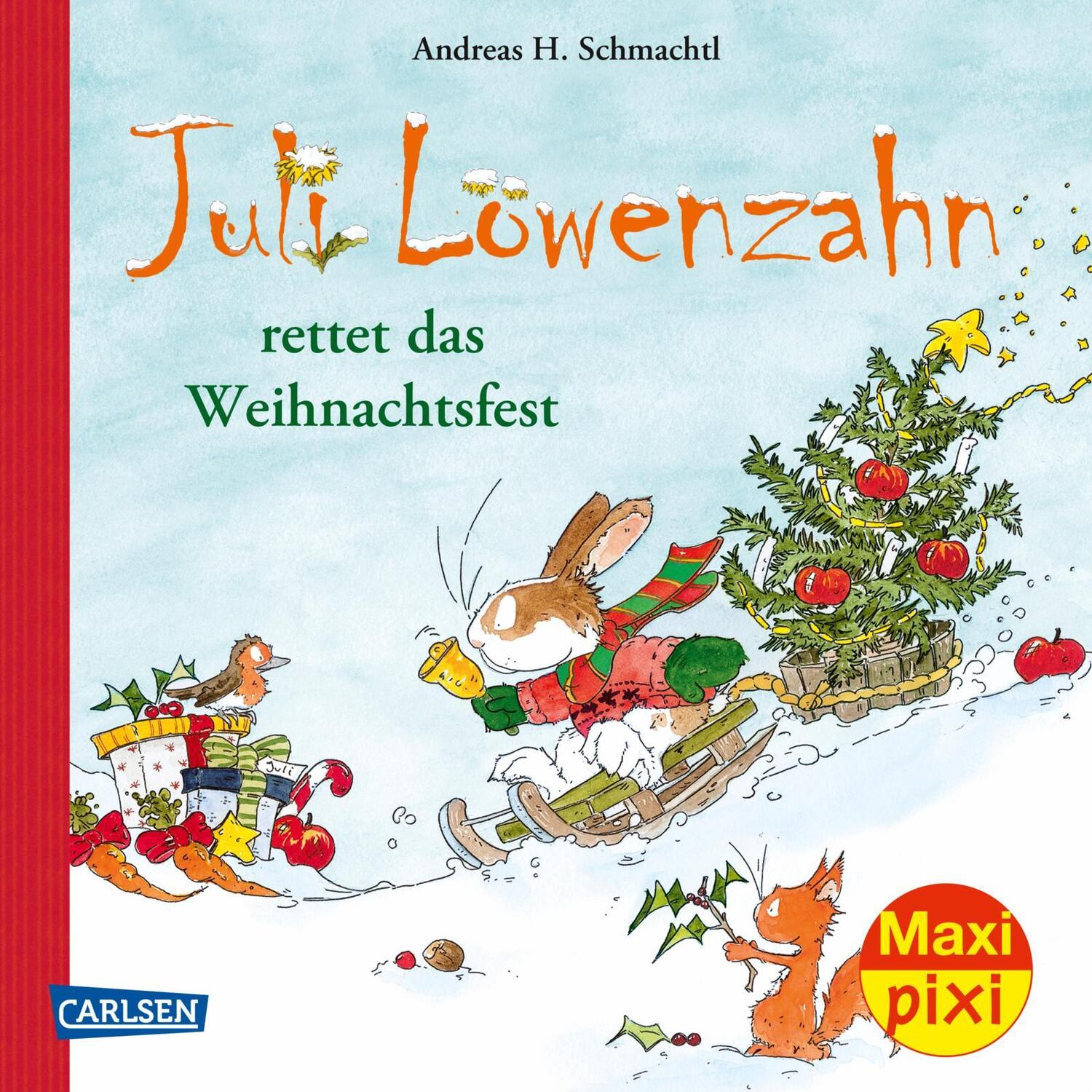 Cover: 9783551054975 | Maxi Pixi 385: VE 5: Juli Löwenzahn rettet das Weihnachtsfest (5...