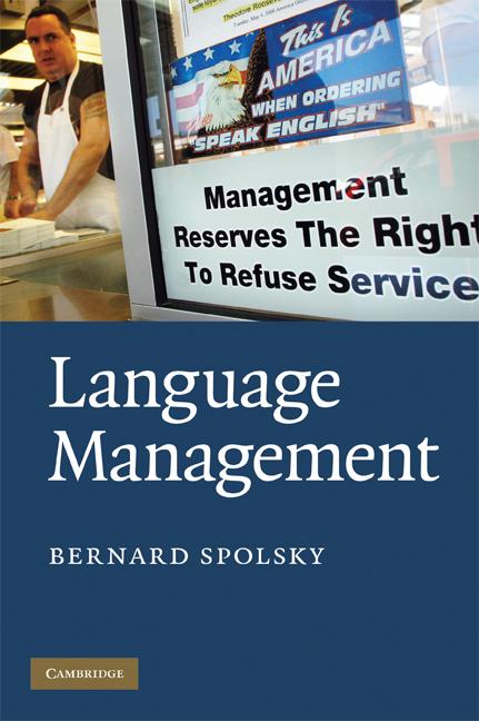 Cover: 9780521735971 | Language Management | Bernard Spolsky | Taschenbuch | Englisch | 2012