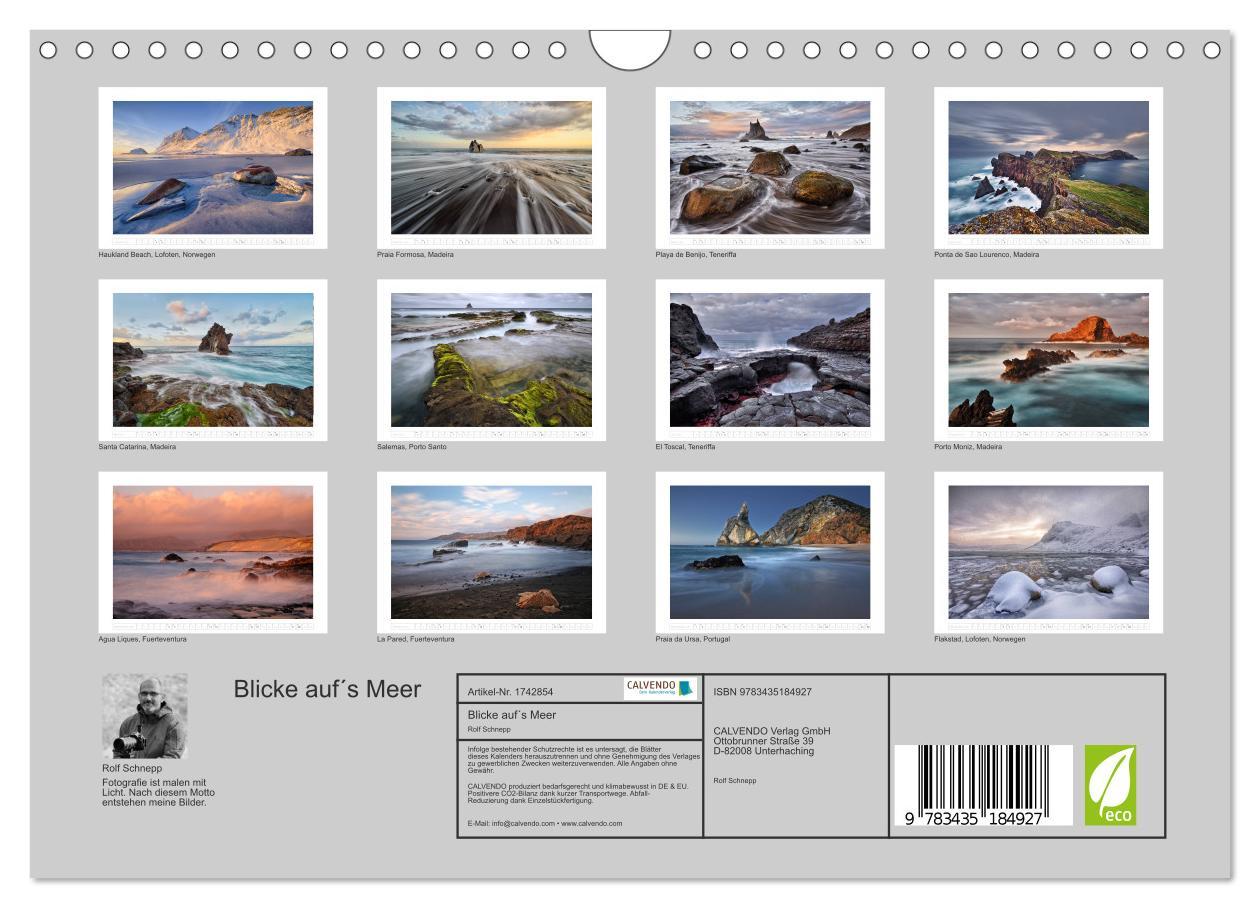 Bild: 9783435184927 | Blicke auf´s Meer (Wandkalender 2025 DIN A4 quer), CALVENDO...