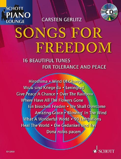 Cover: 9790001166225 | Songs For Freedom. Klavier. Ausgabe mit CD | Broschüre | Englisch