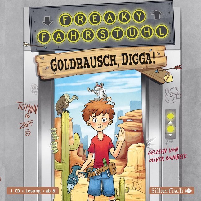 Cover: 9783745601541 | Freaky Fahrstuhl 1: Goldrausch, Digga!, 1 Audio-CD | 1 CD | Tielmann