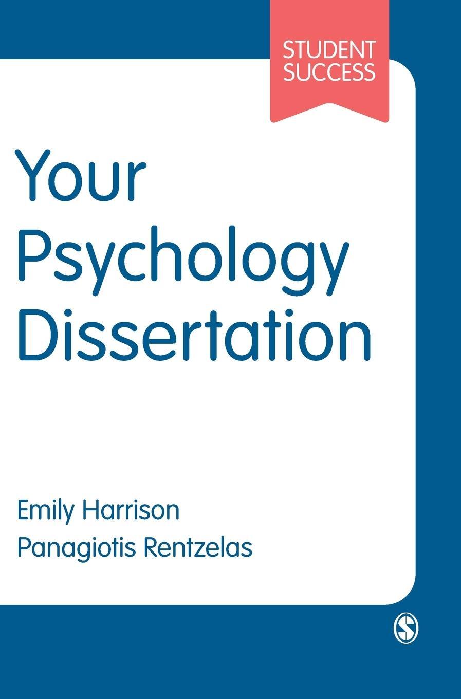 Cover: 9781526497291 | Your Psychology Dissertation | Emily Harrison | Buch | Student Success