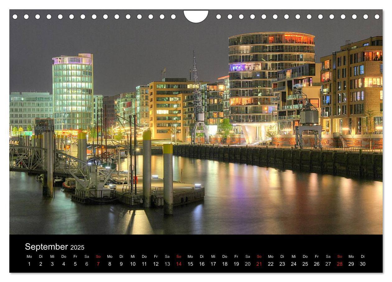 Bild: 9783435759934 | Hamburg (Wandkalender 2025 DIN A4 quer), CALVENDO Monatskalender