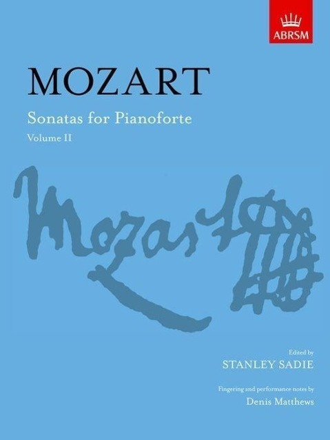 Cover: 9781854722003 | Sonatas For Pianoforte Volume 2 | Wolfgang Amadeus Mozart | Buch