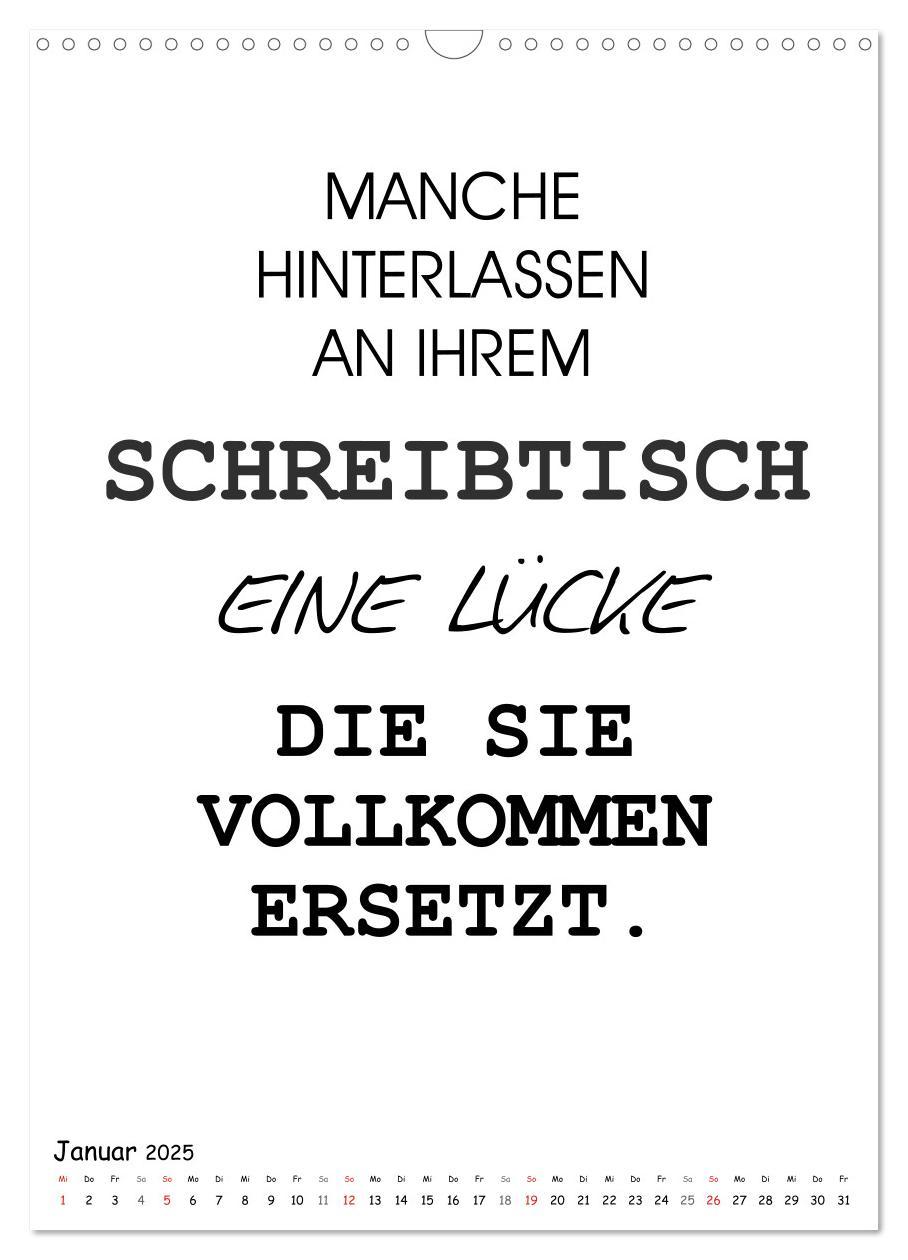 Bild: 9783435959075 | Typo-Kalender für das Büro. Gemeine und lustige Sprüche...