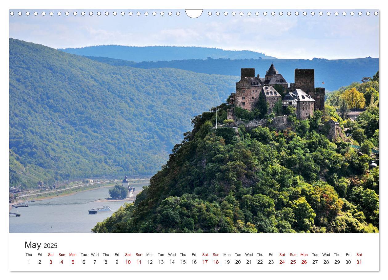 Bild: 9781325946815 | Rhine Valley and Castles (Wall Calendar 2025 DIN A3 landscape),...